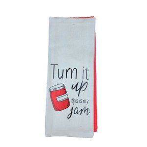 100% Cotton Kitchen Towels Printed with Cute Kitchen Sayings 'This is My Jam"
